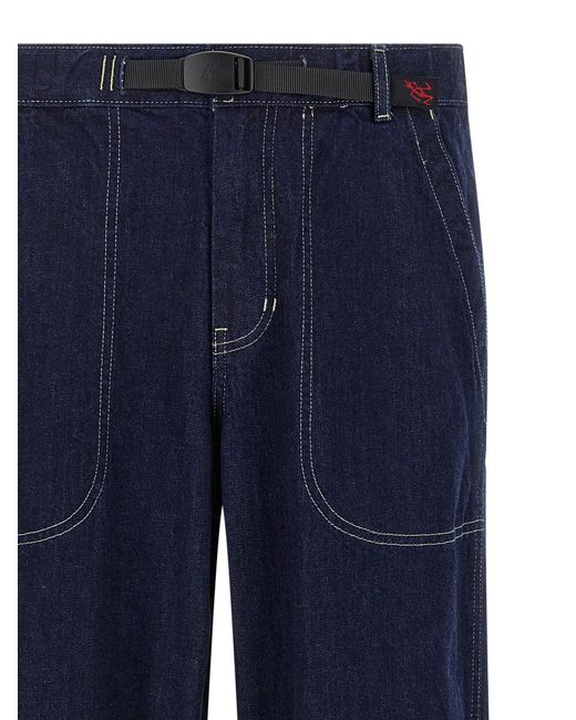 Gramicci 'japanische Slub' Jeans in Blue für Herren
