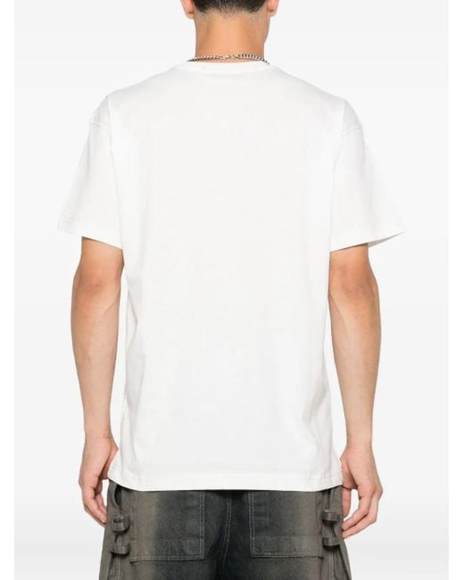 DIESEL Black Crew Neck T -Shirt mit Druck