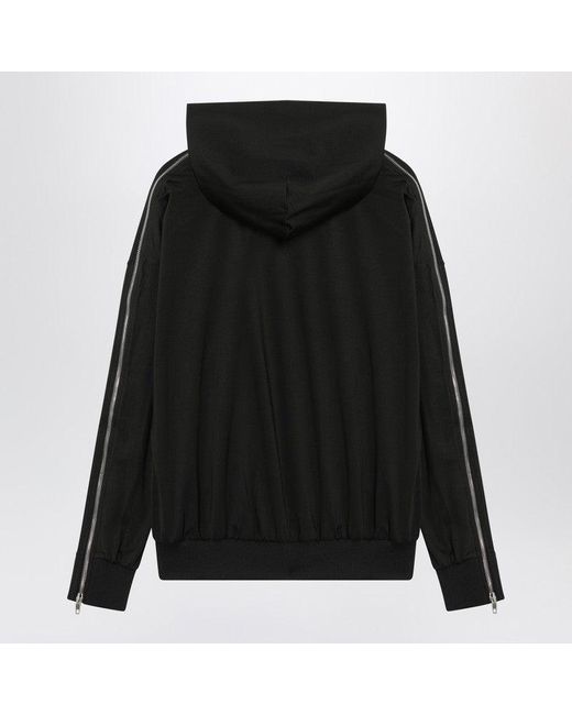 Balenciaga Black Zip Up Sweatshirt Loop Sports Icon