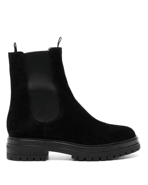 Bottines Chelsea Classiques Gianvito Rossi en coloris Black