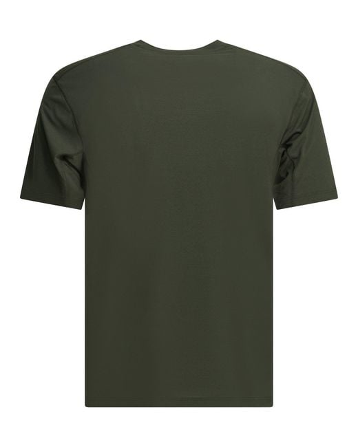 Houdini Sportswear Green "Pace Air Message" Crewneck T Shirt