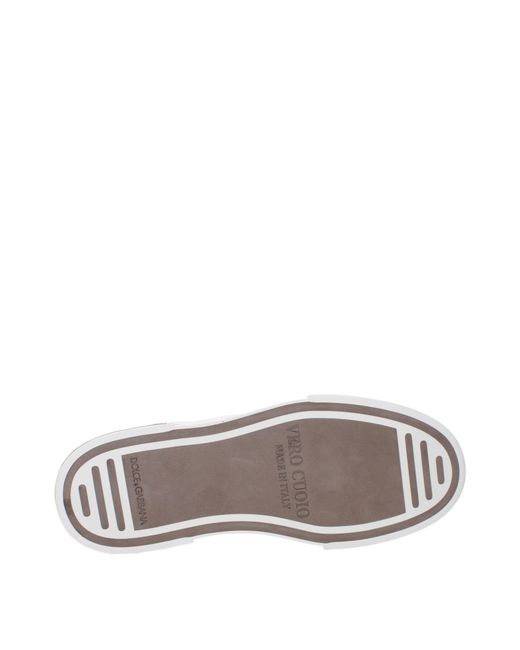 Dolce & Gabbana White Dolce&Gabbana Sneakers Portofino Yacht Leather/Dove for men