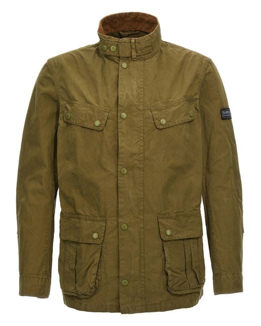 Barbour Green 'Summer Wash Duke' Jacket for men