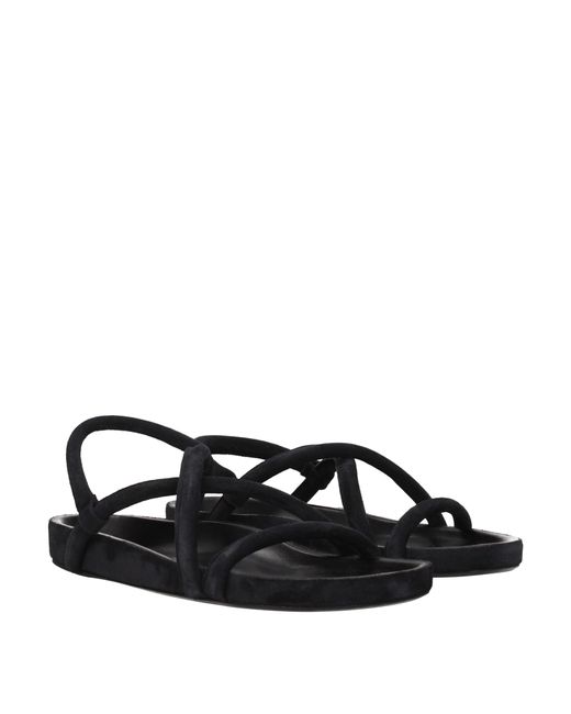 Isabel Marant Black Sandals Suede for men