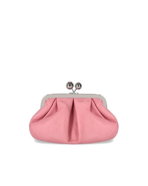 Weekend by Maxmara Pasticcino Prati Small Pink Clutch