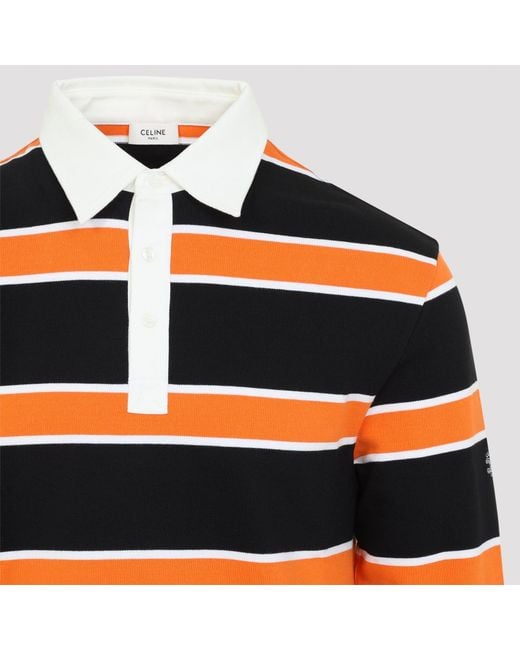 Céline Black Polo Shirt