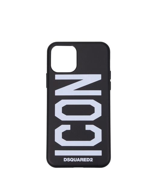 DSquared² Black Porta Iphone Iphone 11 Pro Donna Termoplastica Nero