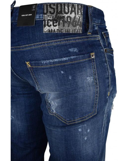 Cool Guy Jean DSquared² de hombre de color Blue