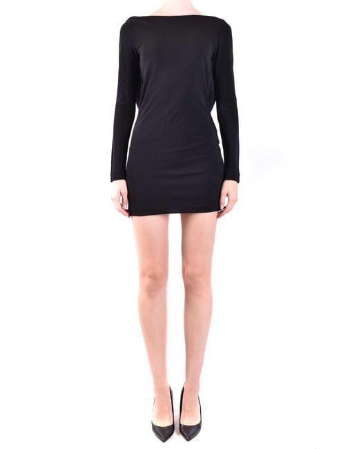 DSquared² Black Chain-Embellished Minidress