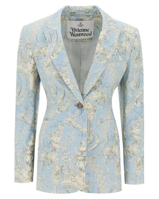 Giacca Monopetto Lauren di Vivienne Westwood in Blue