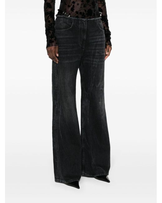 Givenchy Black Flare Jeans