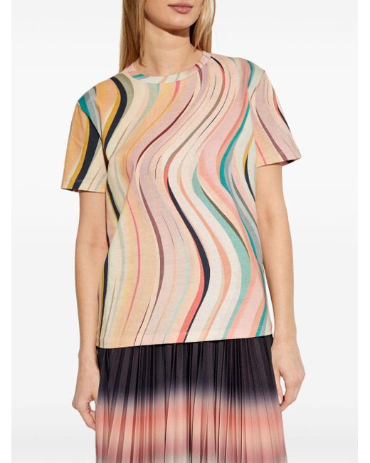 Paul Smith Pink Swirl T-Shirt
