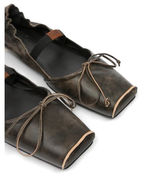 MM6 by Maison Margiela Natural Ballet Shoe