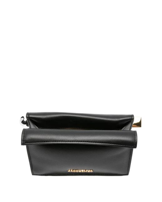 Jacquemus Black The Small Ronde Carré Clutch