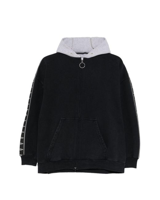 Balenciaga Black Cotton Hoodie for men