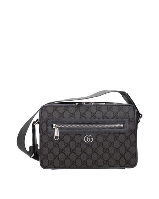 Gucci Black Ophidia Crossbody Bags For Fabric