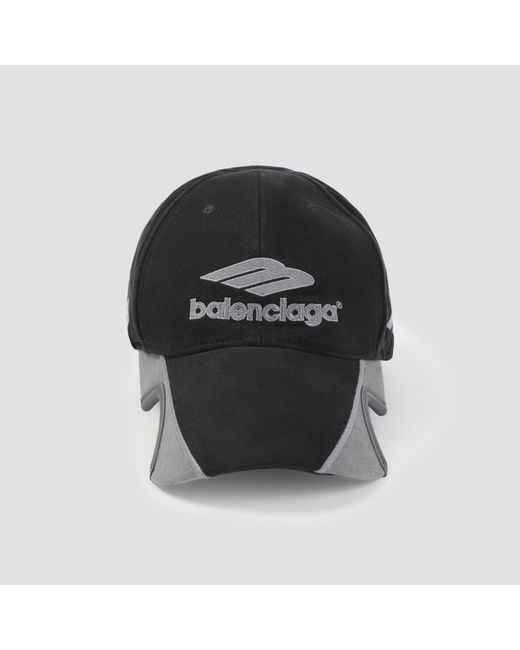 Balenciaga Black American Football Cap