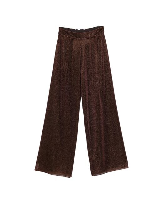 Oseree Brown Lumiere Tailored Long Pants