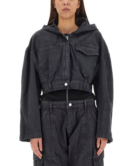 Moschino Black Cropped Jacket