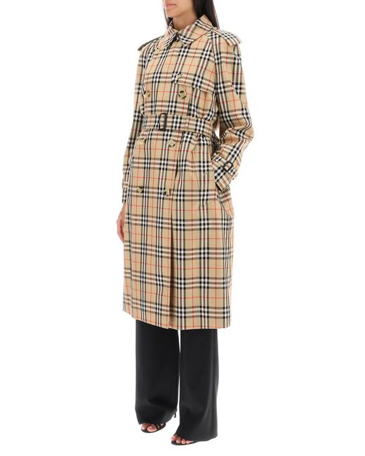 Burberry Natural Check -Trenchcoat
