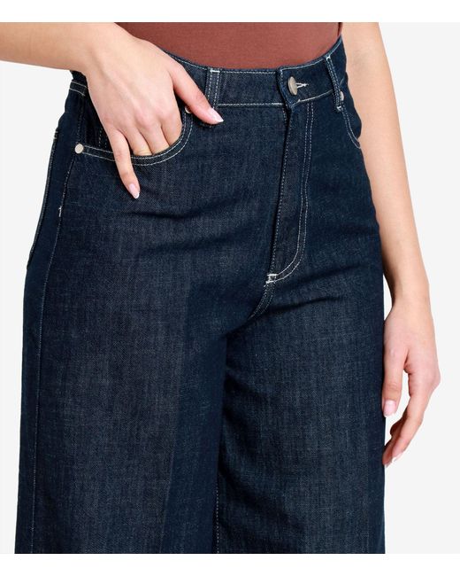 Cruna Broek Donker Denim in het Blue