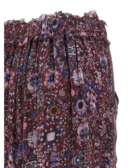'Besma' falda Isabel Marant de color Purple