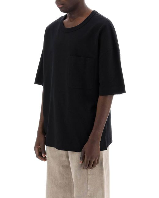 Lemaire Black Boxy T -Shirt