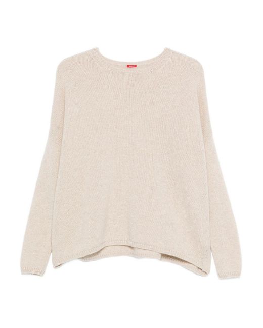 Apuntob Natural Cashmere Crewneck Sweater