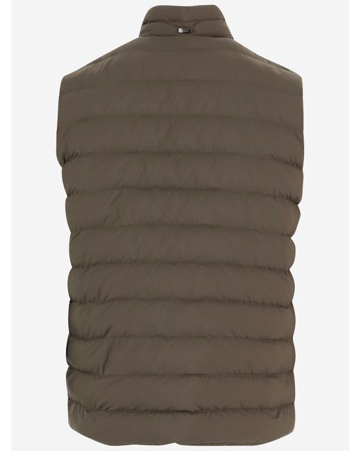Herno Green Padded Nylon Vest