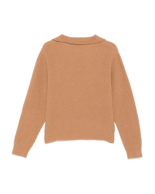 Alysi Natural Sweaters Camel