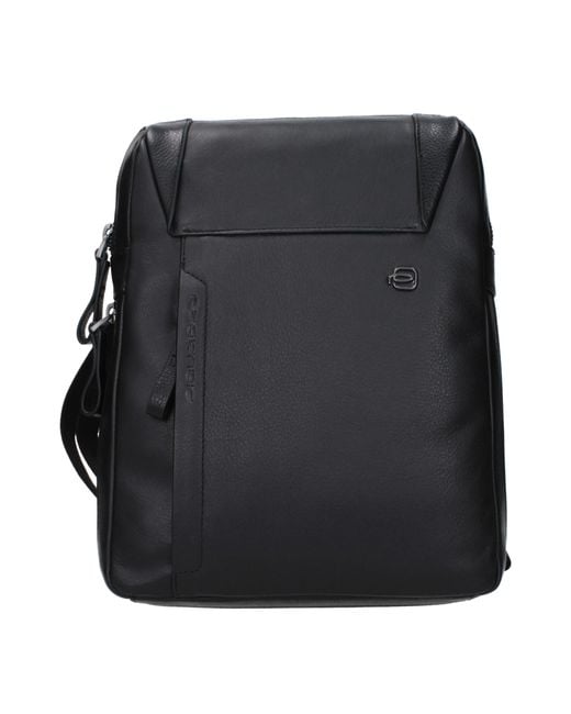 Piquadro Black Crossbody Bags Leather