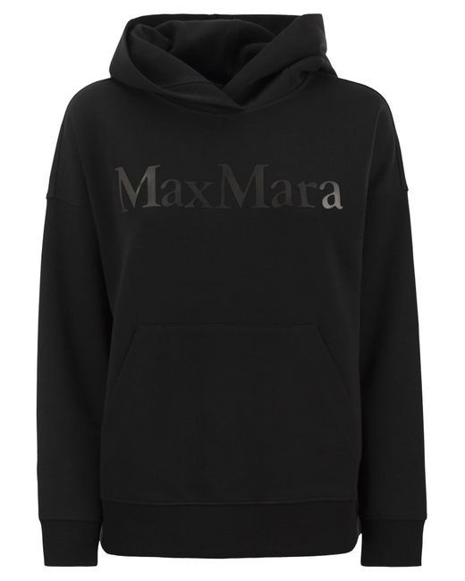 Max Mara Palmira Jersey Hoodie in het Black
