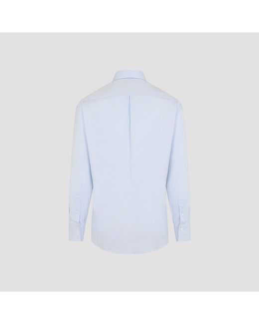 Brunello Cucinelli Shirt in het Blue voor heren