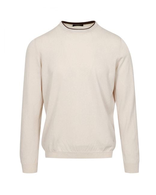 Fay White Sweaters for men