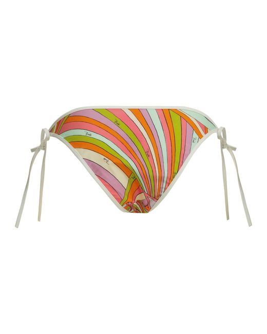 Emilio Pucci White "Marmo" Bikini Briefs