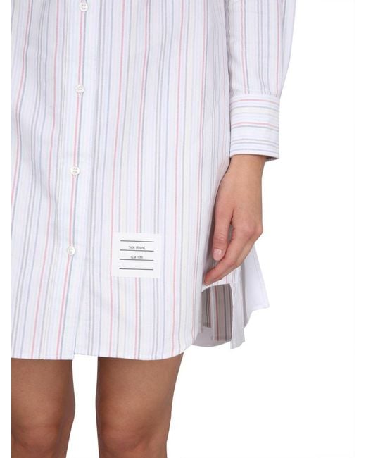 Thom Browne White Wool Shirt