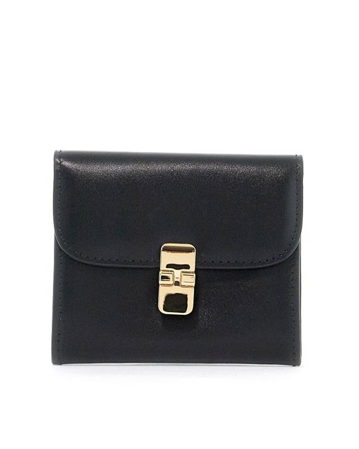 A.P.C. Black Kompakte Gnadewallet