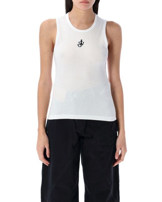 J.W. Anderson Jw Anderson Top White in het Blue