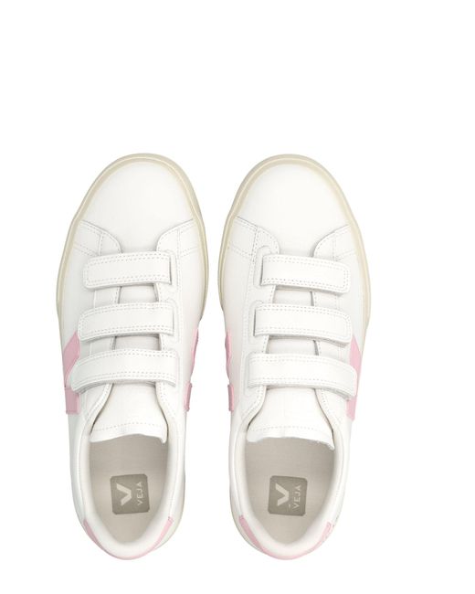 Veja Pink Recife Leather And Sneakers
