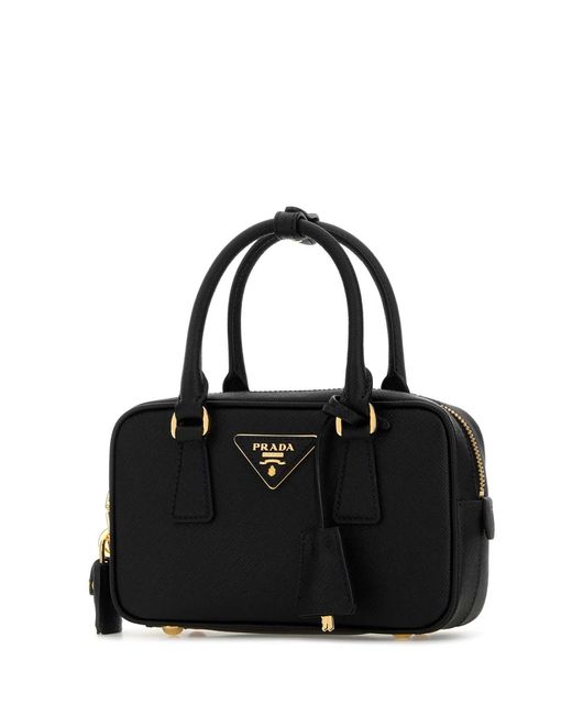 Prada Black Leather Handbag