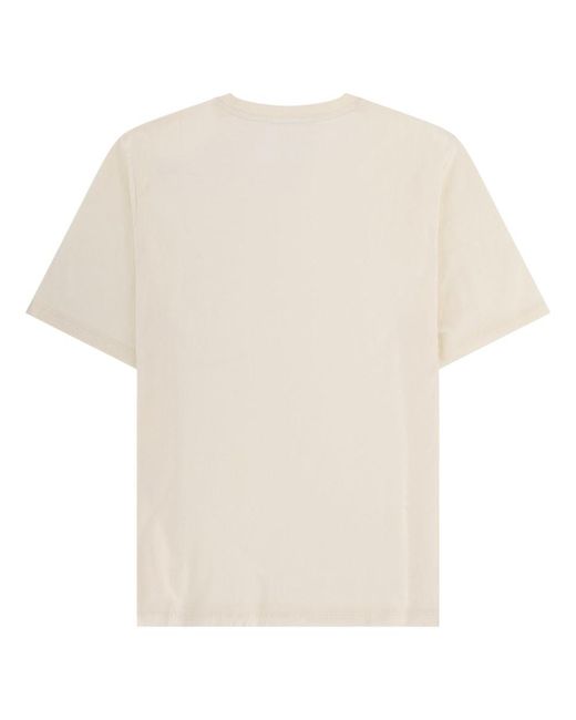 Maison Kitsuné White T Shirt "Fox Head"