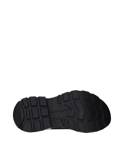 Alexander McQueen Black Sneakers Donna Tessuto Nero