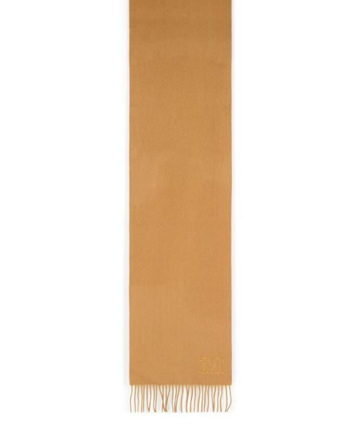 'Wsdalia' Cashmere Sciarf di Max Mara in Natural