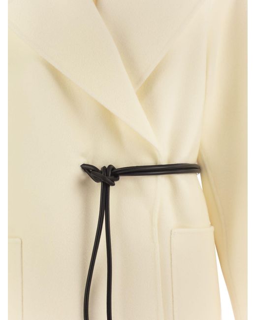 Sportmax Natural Abate Double Dressing Gown Coat