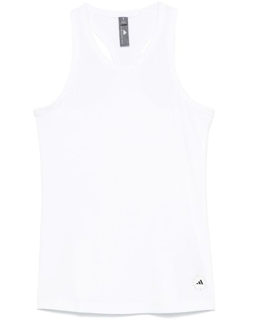 Adidas By Stella McCartney White Adidas von Stella Mc Cartney Logo Tanktop