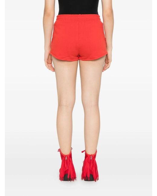 Entire studios Red Micro Shorts Cherry