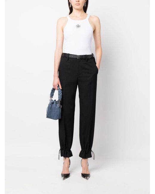 Fendi White Cotton Top