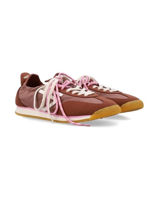 PURAAI Pink Panther Vegan Lace-Up Sneakers