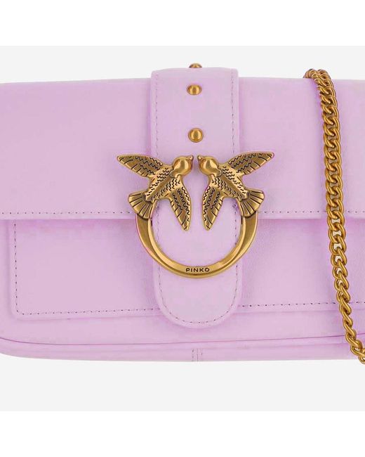 Pinko Purple Love One Pocket Bag