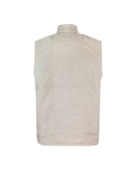 Carhartt White Giubbino Smanicato Lachlan Liner Fleur De Sel